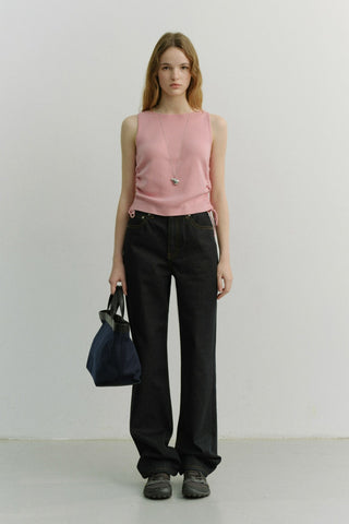 ESSENTIAL STRAIGHT FULL LENGTH JEANS RAW DENIM