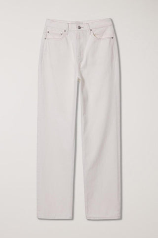 90S WIDE LEG NEW JEANS CREAM WHITE