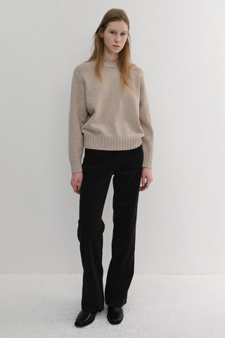 CORDUROY JEANS BLACK