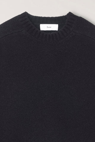 UNISEX SHAGGY DOG SWEATER BLACK