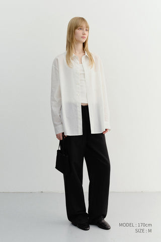 UNISEX SUMMER BREEZE STRIPED OVERSHIRT WHITE