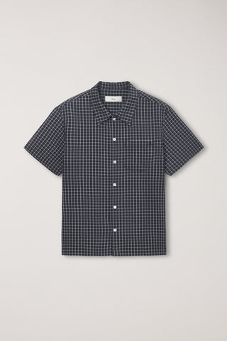 UNISEX CHECKED PAJAMA SHIRT BLACK CHECK