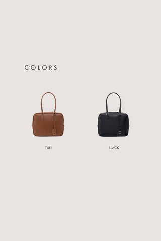 CLASSIC 28 LEATHER BAG BLACK