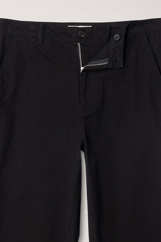 STRAIGHT CHINO SLACKS BLACK
