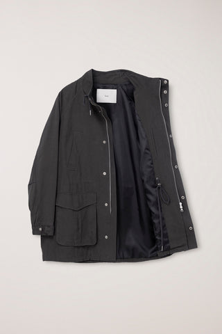 UNISEX MODERN FIELD JACKET WASHED CHARCOAL GREY