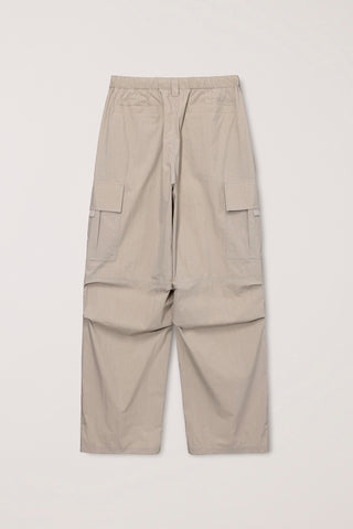 UTILITY PARACHUTE PANTS BEIGE