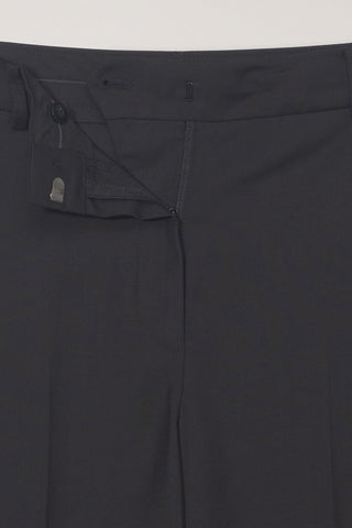 STRAIGHT SLACKS BLACK