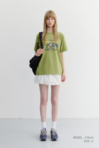 UNISEX LIMONCELLO T-SHIRT OLIVE GREEN