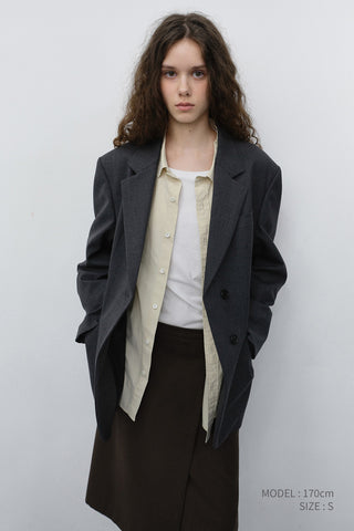 PLEATS MIDI WRAP SKIRT BROWN