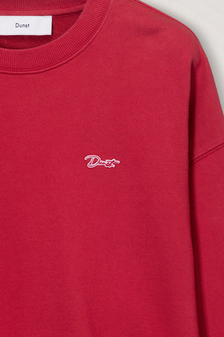 UNISEX GARMENT DYED SWEATSHIRT RED