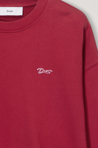 UNISEX GARMENT DYED SWEATSHIRT RED