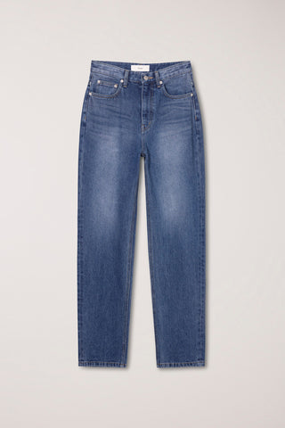 ESSENTIAL STRAIGHT JEANS BRUSHED BLUE