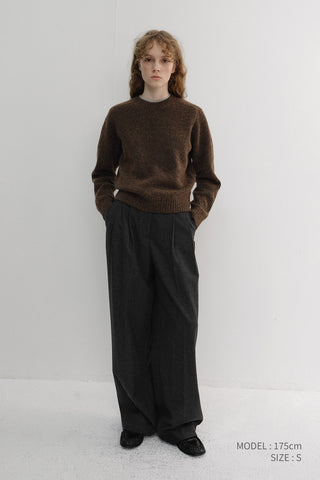 WINTER FLANNEL SLACKS CHARCOAL GREY