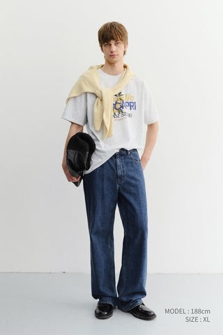 UNISEX LIMONCELLO T-SHIRT LIGHT MELANGE GREY