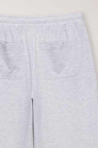 SUMMER WIDE JOGGER PANTS LIGHT MELANGE GREY