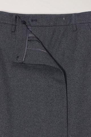 MAXI WRAP SKIRT CHARCOAL GREY
