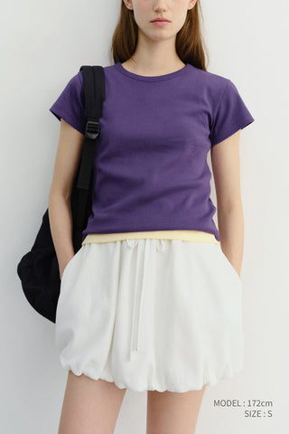 ESSENTIAL T-SHIRT PLUM