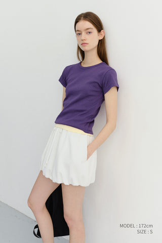 ESSENTIAL T-SHIRT PLUM