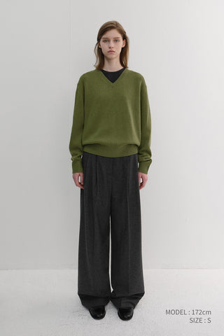 WINTER FLANNEL SLACKS CHARCOAL GREY