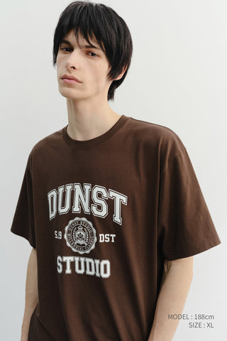 UNISEX CLASSIC LOGO T-SHIRT BROWN