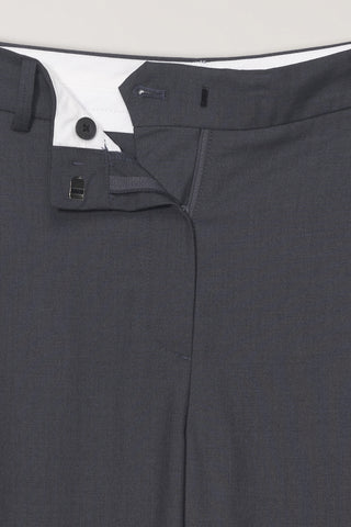 STRAIGHT SLACKS CHARCOAL GREY