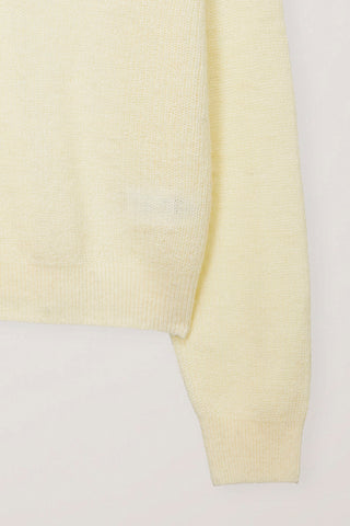 UNISEX HAIRLY SWEATER LEMON BUTTER