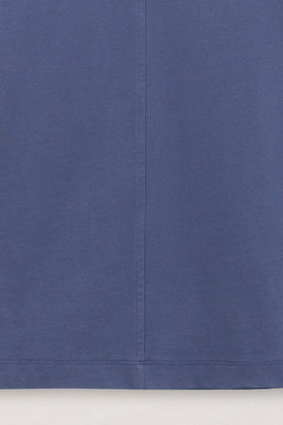 UNISEX ESSENTIAL LOOSE T-SHIRT WASHED BLUE NAVY