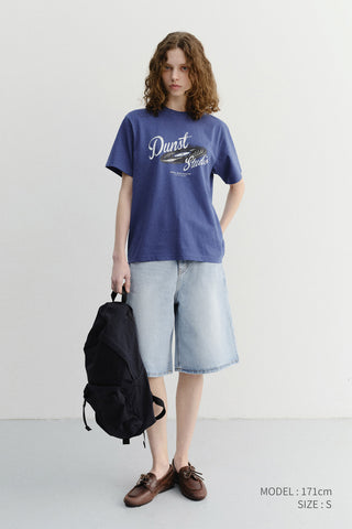 UNISEX VINYL T-SHIRT BLUE