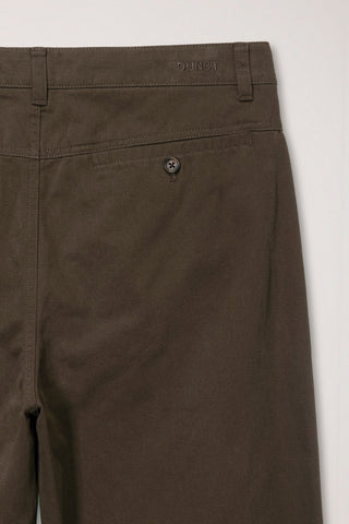 STRAIGHT CHINO SLACKS BROWN