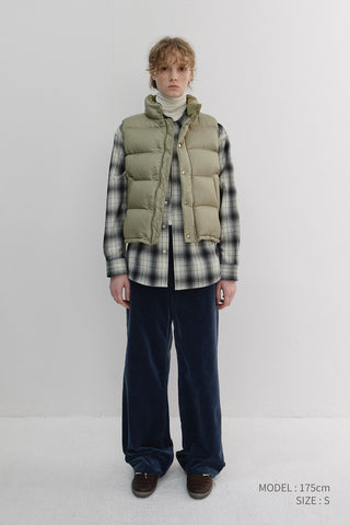 UNISEX WINTER FLANNEL CHECKED SHIRT BLACK