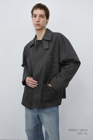 UNISEX CHORE JACKET SEPIA