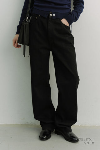 LOOSE JEANS BLACK
