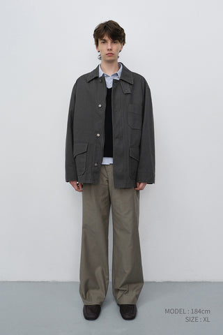 UNISEX CHORE JACKET SEPIA
