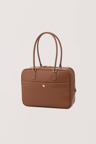 CLASSIC 28 LEATHER BAG TAN