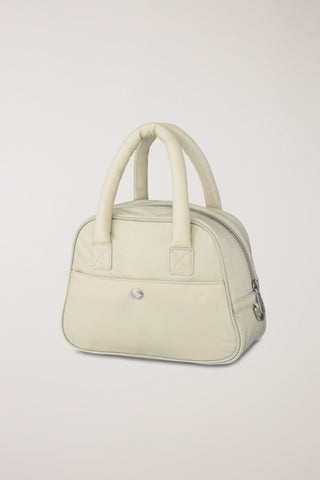 NYLON BOSTON TOTE BAG BEIGE