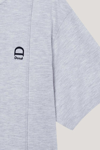 UNISEX LOGO CREASE T-SHIRT LIGHT MELANGE GREY