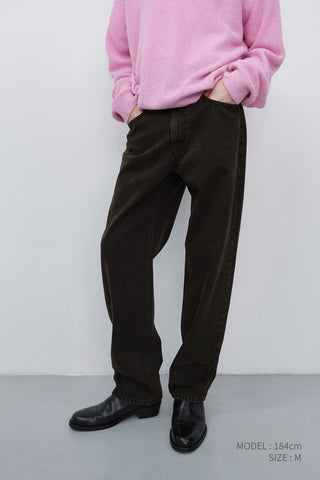 ESSENTIAL LOOSE JEANS BROWN