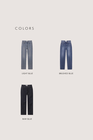 ESSENTIAL STRAIGHT JEANS LIGHT BLUE