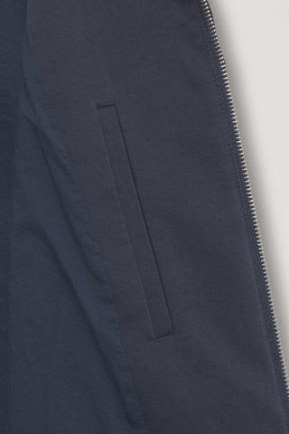 UNISEX COLLARED BLOUSON JACKET NAVY