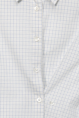 2-WAY ESSENTIAL CHECKED SHIRT SOFT BLUE CHECK