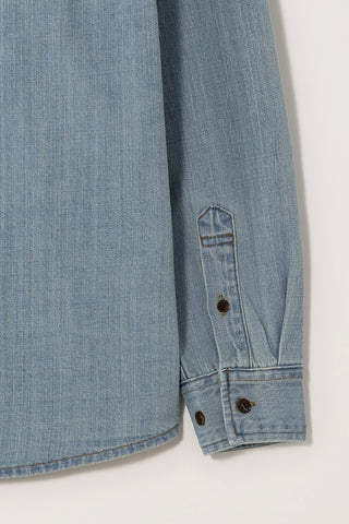 UNISEX CLASSIC DENIM SHIRT LIGHT BLUE
