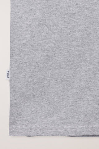 UNISEX VINTAGE ARCH LOGO T-SHIRT MELANGE GREY