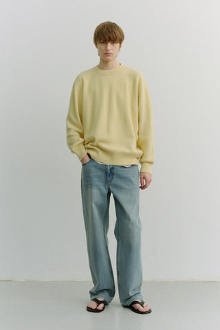 LOW RISE LOOSE JEANS LIGHT BLUE