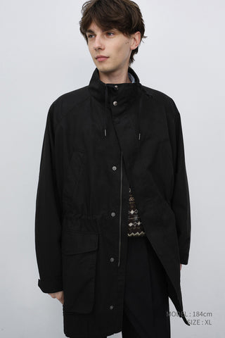 UNISEX MODERN FIELD JACKET BLACK