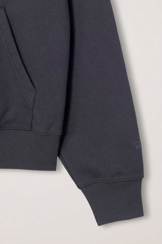UNISEX ARCH LOGO HOODIE CHARCOAL GREY