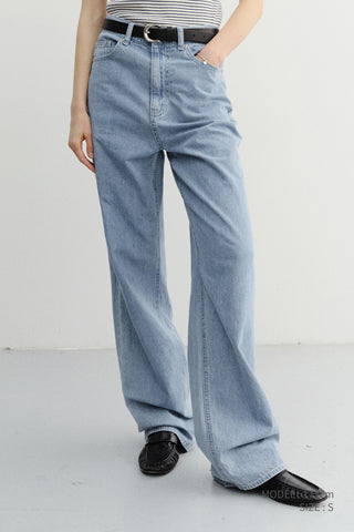 SUMMER STRAIGHT JEANS LIGHT BLUE