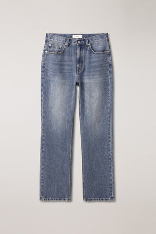STRAIGHT TAPERED JEANS CLASSIC BLUE
