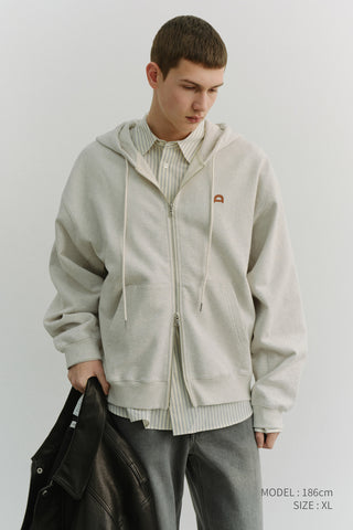 UNISEX 2-WAY OVERSIZED STRIPED SHIRT IVORY STRIPE