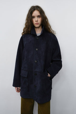 UNISEX LILY ALTER-SUEDE HALF JACKET BLUE NAVY