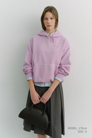 UNISEX GARMENT DYED HOODIE LAVENDER PINK